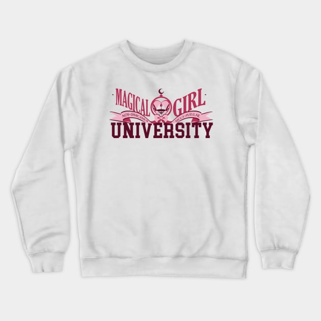 Magical Girl University Crewneck Sweatshirt by adamicoarts